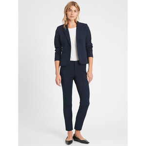 Banana Republic Navy Washable Wool Blend Blazer Size 2